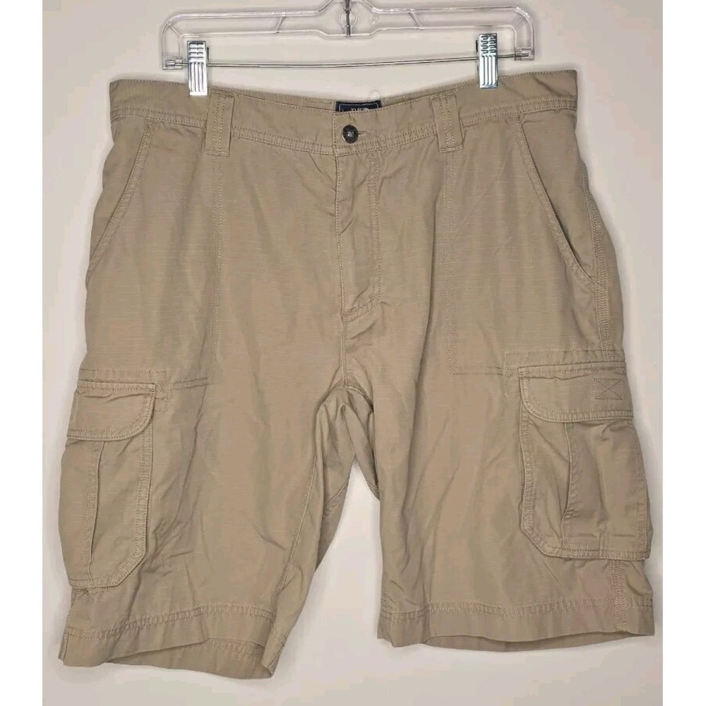 The North Face Ripstop Cargo Shorts Sz 36 Khaki Utility Pockets Hiking Gorpcore